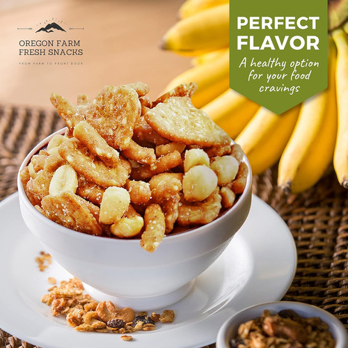 Oregon Farm Fresh Snacks Mezcla De Nueces Y Galletas Tostada