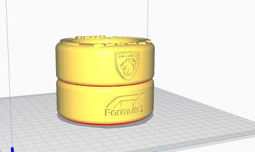 Mate Ruedas Formula 1 Archivo Stl Para Impresora 3d