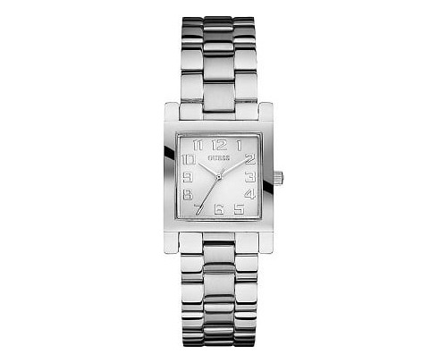 Reloj Guess W0131l1 Analogico Dama Acero Plateado