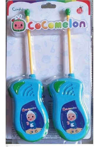 Brinquedo Infantil Walkie Talckie Cocomelon 3360 Candide