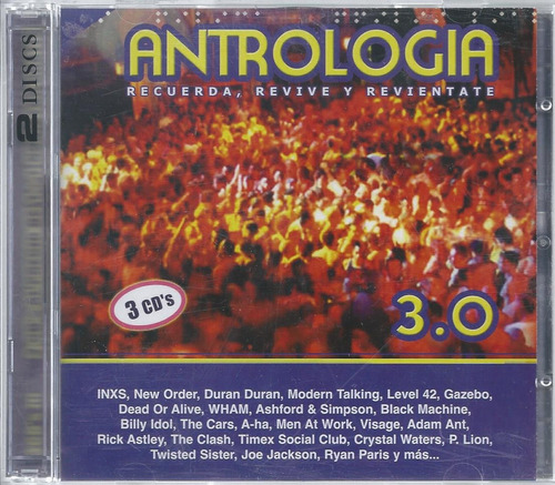 Antrología Volumen 3.0 Cd Triple Nacional Edición 2003 Reviv