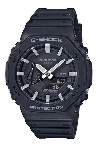 Reloj Casio G-shock Ga-2100-1a Ag Oficial Caba Gtia 2 Años