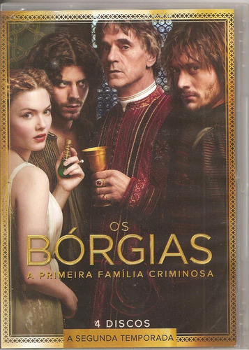 Dvd(4) Os Bórgias A Primeira Família Criminosa -  Jeremy Iro