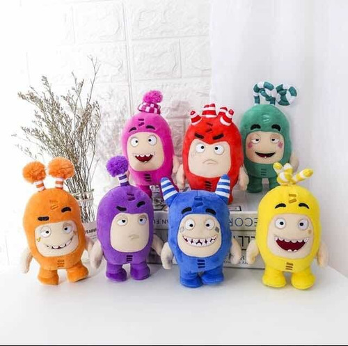 Oddbods Peluche 17 Cm Set X 7 Hermosos Excelente Calidad