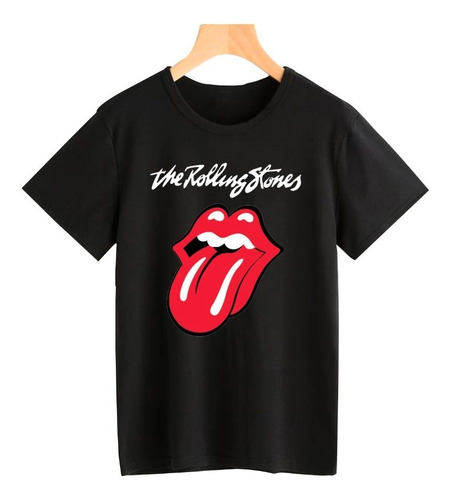 Remera Rolling Stones Lengua Banda Algodon Unisex