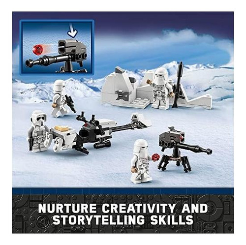 Lego Star Wars: Batalla Snowtrooper, Set De Construcción