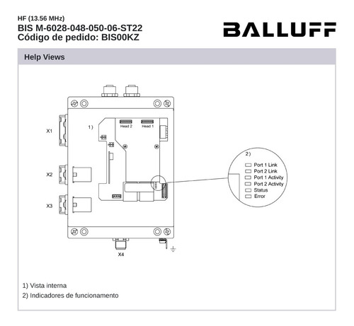 Processador Profinet Bis00kz M-6028-048-050-06-st22