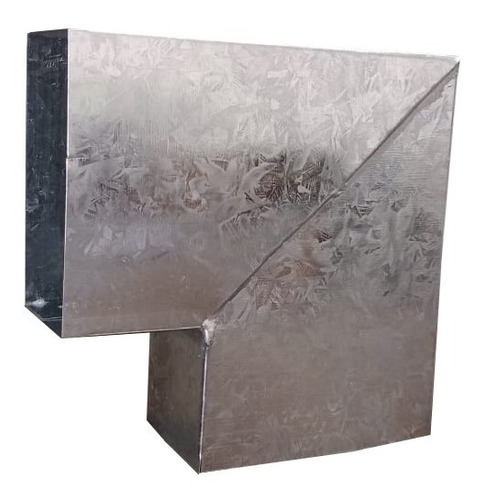 Codo 90° Invertido Caño 05x7,5 Cm Desagüe Zingueria Chapa