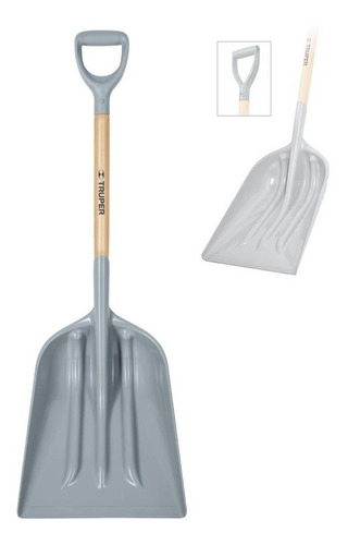 Pala Cabeza Plastica Mango De Madera 119 Cms Truper Papla-12