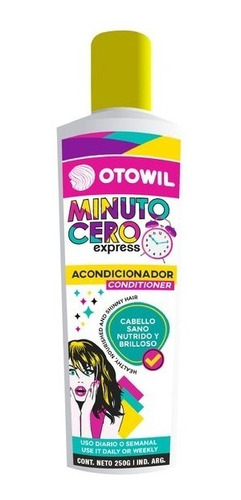 Acondicionador Otowil Minuto Cero Express Uso Diario Ot4068