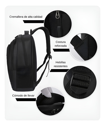 Mochila De 45 Litros Impermeable Con Bolsillo Para Notebook