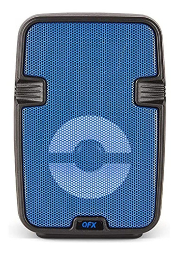 Altavoz Bluetooth Qfx Bt-60-bl De 4  Con Luces Led - Azul