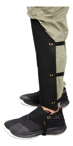 Medieval Samurai Ankle Protector Rivet Pu Leather Buckle Cos