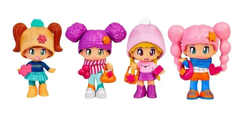 Pinypon Set 4 Figuras Nieve E.full