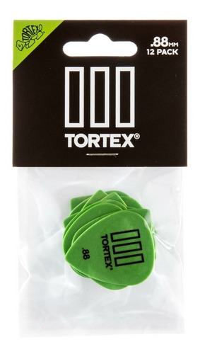 Kit 12 Palhetas Dunlop Tortex Tiii 0.88mm 462p Made Usa