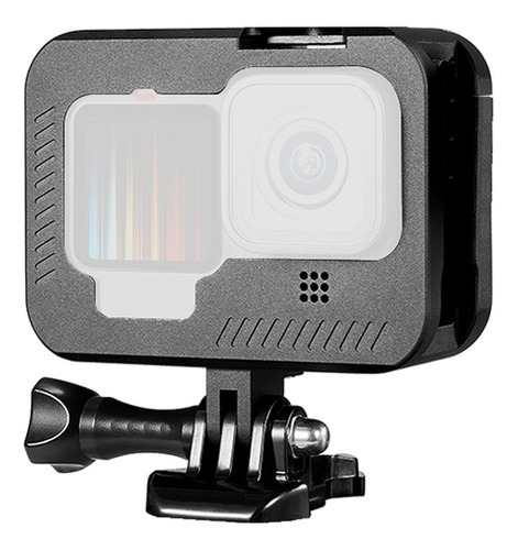 Imagen 1 de 7 de Marco Aluminio Frame Compatible Gopro Hero 10 9 Black Bdg