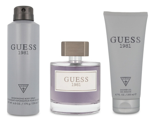 Set Guess 1981 Men 3pzs - Caballero