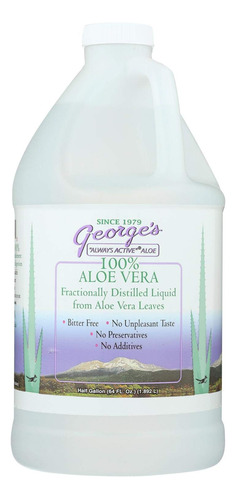 George S Aloe Vera - 64 Fl Oz - Liquido Destilado Fraccionad