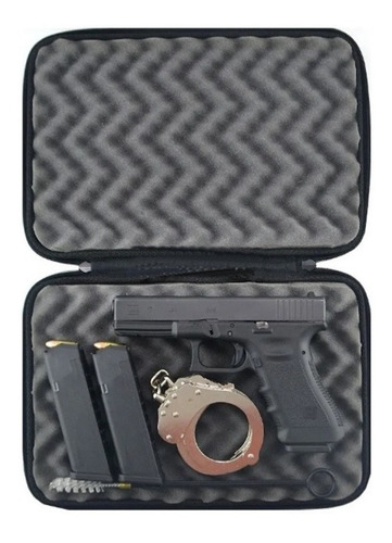 Estuche Gun Case Termoformado Porta Armas Houston 4  3tf Negro