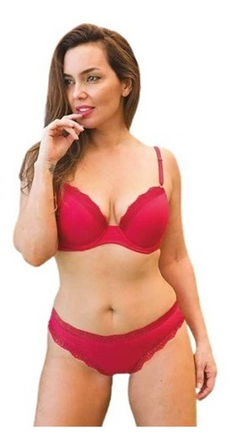 Conjunto De Lenceria Soutien Y Bombacha Natubel 99