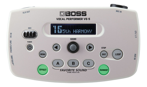 Procesador De Efectos Vocales Boss Ve5