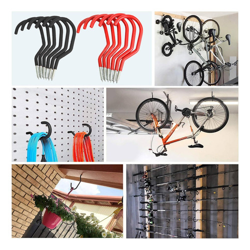 Bicicleta Para Paredes Y Techos De Garaje Con Ganchos Y Esta