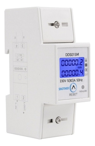 230v Power Watt Meter W Reset Voltaje Consumo Eléctrico