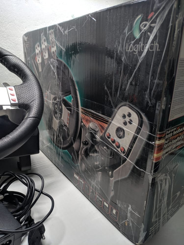 Volante Logitech G27 C/ Pedal C/ Câmbio Ps2 Ps3 Pc +garantia (Usado)