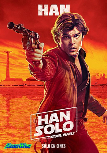 Poster Original De Cine Star Wars Han Solo Chewie Cartel Qir