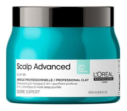 Mascara Loreal Scalp Advanced 2 Em 1 (anti Oleosidade) 500g