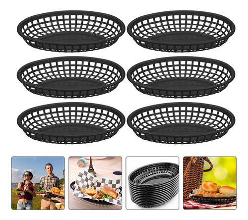 Cesta Para Hamburguesas, Patatas Fritas Y Aperitivos, Cesta