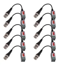 Comprar Lote 10 Cámara Cctv Video Balun Pasivo Bnc Conector Utp Coax