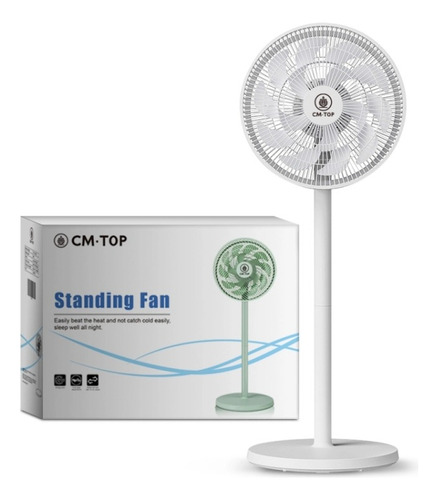 Ventilador De Pedestal 3 Velocidades Facil De Instalar Ven20 Estructura Blanco Aspas Blanco Diámetro 25.4 Cm Frecuencia 50 Hz Material De Las Aspas Plástico