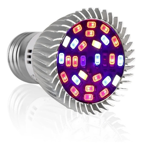 Imagem 1 de 1 de Led Grow 28w E27 Full Spectrum Bivolt Ir+uv Nota E Garantia
