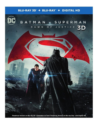 Batman V Superman, El Origen De La Juticia, Bluray 3d+bluray