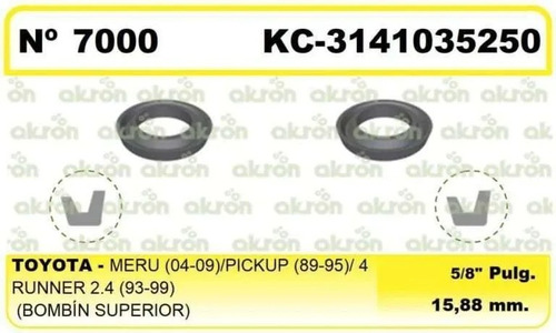 Kit De Repacion Croche Meru/4 Runner/hilux 2.4 Superior  5/8