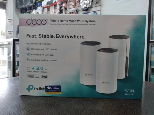 Deco Ac1200 Whole Tp-link Mesh Deco E4 (3-pack) 10/100