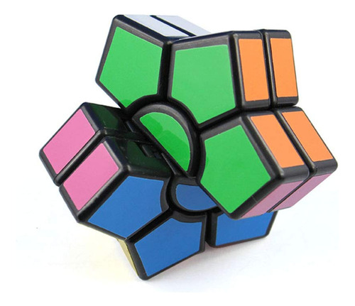 Cubo Hexagonal 2 Capas Sq Cube Creativo Mágico Rompecabezas Color De La Estructura