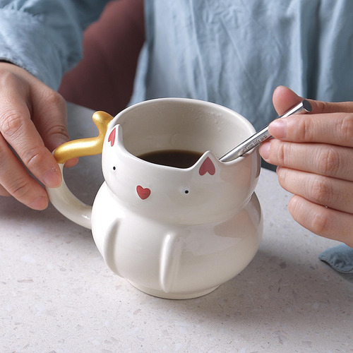 Ceramic Coffee Taza De Té Taza De Té 425 Ml Reutilizable