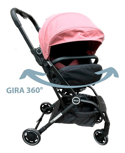 Imagen 6 de 10 de Coche Cuna Bebè Mega Baby Java 360º Rebatible Y Compacto