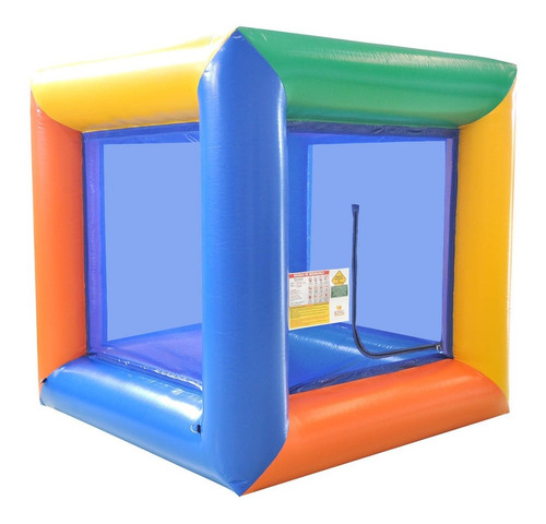 Piscina De Bolinhas Cubo Mágico Com Motor Soprador