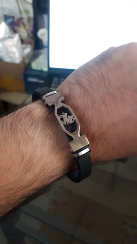 Pulsera Hombre Signo Piscis Cuero Exclusiva