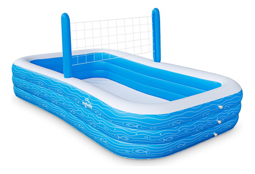 Piscina Inflable 300x180x56 Cm Para Familias, Juego Acuático