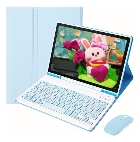 Funda Teclado Ratón Para Galaxy Tab S S6 Lite Sm-p610 10.4