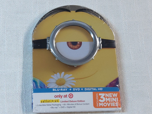 Pelicula  Blu-ray Minions Metal Packagin Collector's Limited