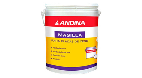 Masilla Placas De Yeso Durlock Andina 30kg Pintumm