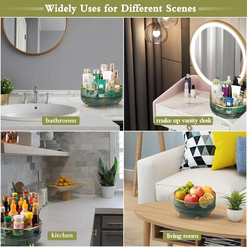 Tdtcy Lazy Susan Organizador De Perfumes De Maquillaje, Alma
