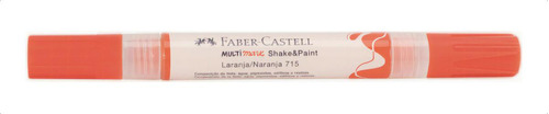 Marcador Multimark Shake&paint 2 Pontas Faber-castell Cor Laranja 715