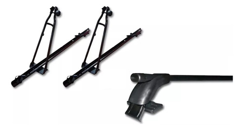 Kit Porta Bicicleta X2 Toyota Etios 4/5 Ptas Corolla Hilux