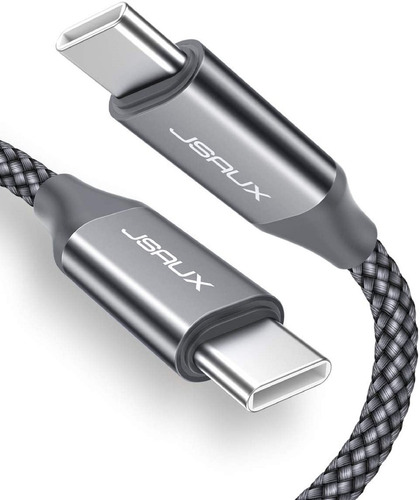 Cable Jsaux Usb Tipo C A Tipo C 3a Carga Rapida 60w 2-pack